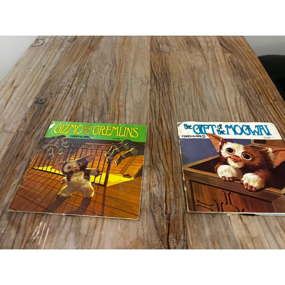 Gremlins Storybooks/ Records The Gift of the Mogwai + “Gizmo and the Gremlins”